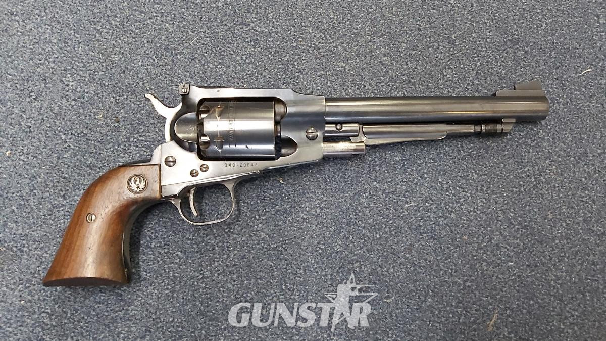 Ruger 44 BP  RUGER OLD ARMS 7 1/2" ADJ. SIGHTS - BLUE (FAC) Muzzle Loader Pistol / Revolver .44 Muzzleloader - {CATEGORY} in 