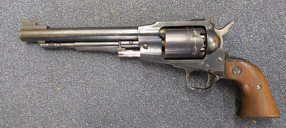 Ruger 44 BP  RUGER OLD ARMS 7 1/2" ADJ. SIGHTS - BLUE (FAC) Muzzle Loader Pistol / Revolver .44 Muzzleloader