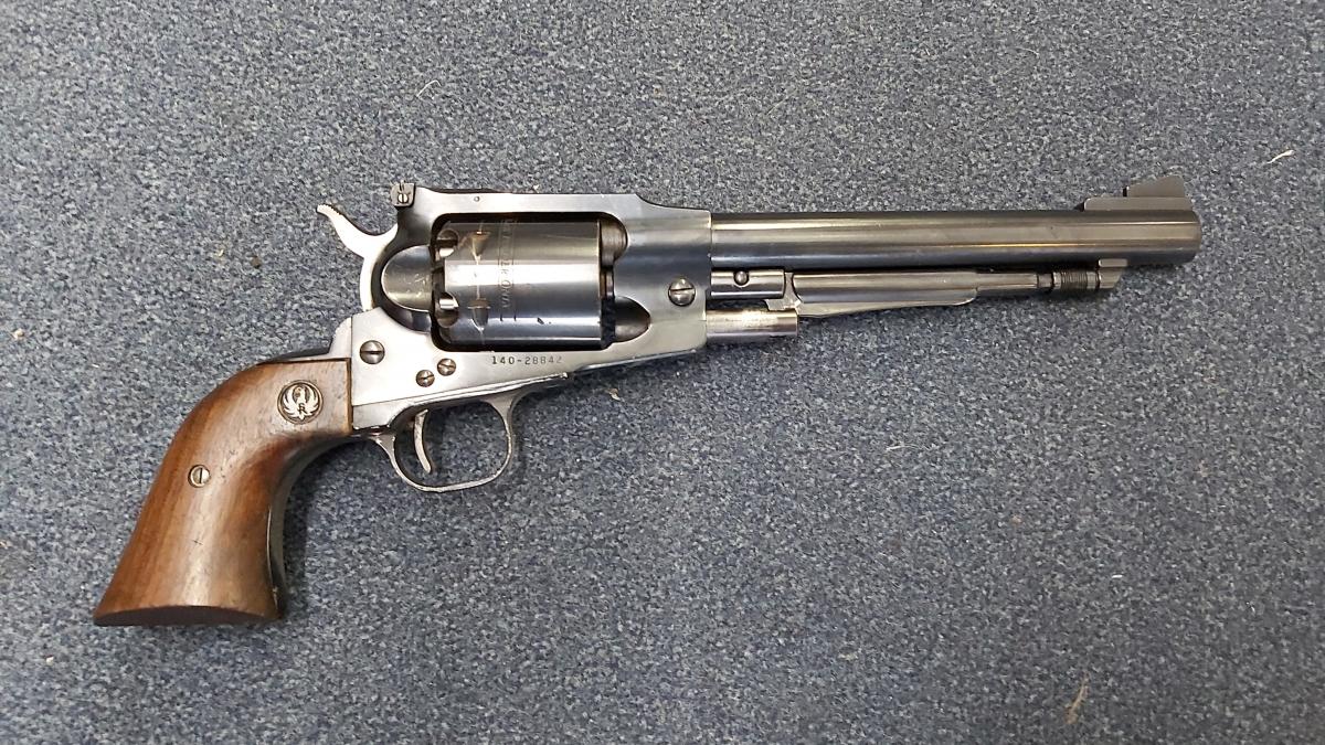 Ruger 44 BP  RUGER OLD ARMS 7 1/2" ADJ. SIGHTS - BLUE (FAC) Muzzle Loader Pistol / Revolver .44 Muzzleloader 