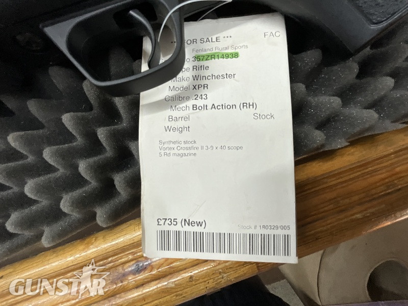 Winchester XPR Bolt Action .243 Rifle in 