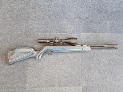 Weihrauch 177 / 4.5mm Pellet  WEIHRAUCH HW97K BLUE LAMINATE Spring Air Rifle .177