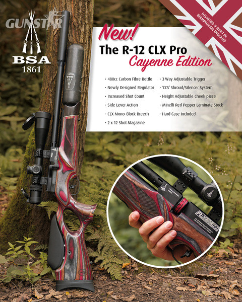 BSA CLX 12 PRO LTD RUN RED PEPPER .177 - {CATEGORY} in 