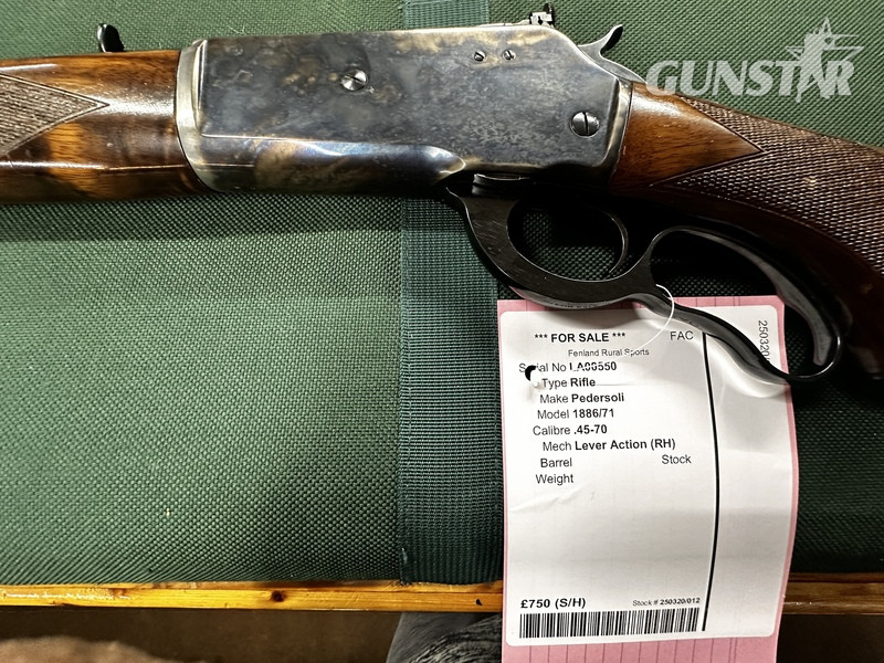 {CATEGORY} - Pedersoli 1886/71 Lever Action .45 Rifle in 