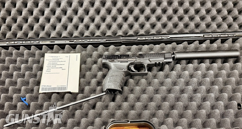  Walther PPQ .22 Long Barrel