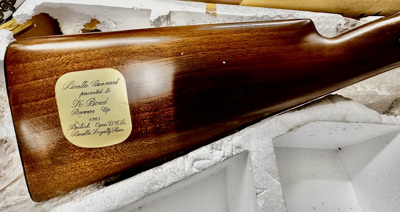Beretta Over and under the black powder muzzleloading shotgun Over and Under 12 Bore/gauge