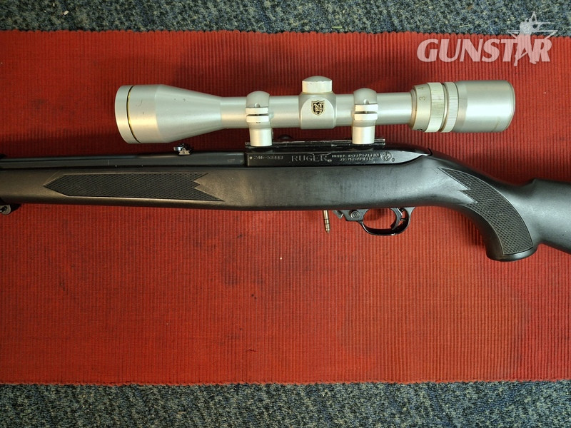  Ruger 10-22 BLACK SYNTHETIC Semi-Auto .22 Rifle