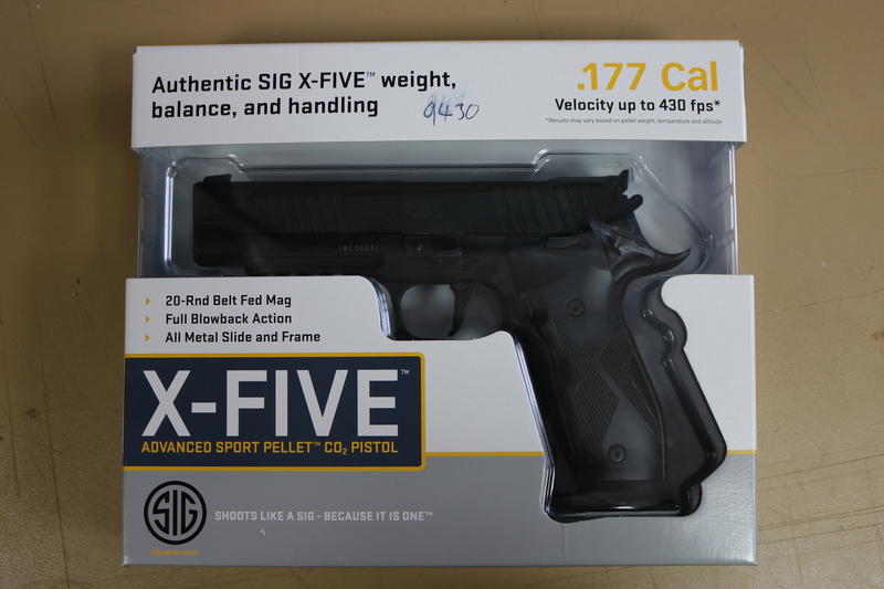 {CATEGORY} - Sig Sauer X-Five Black (Or Silver) .177 in 