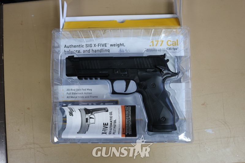 Sig Sauer X-Five Black (Or Silver) .177 in 