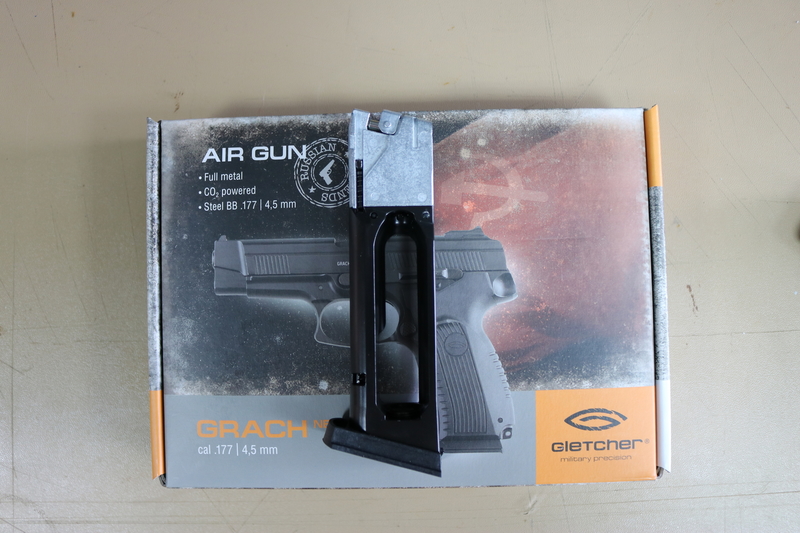 Gletcher Grach NBB 4.5MM Steel BB .177 