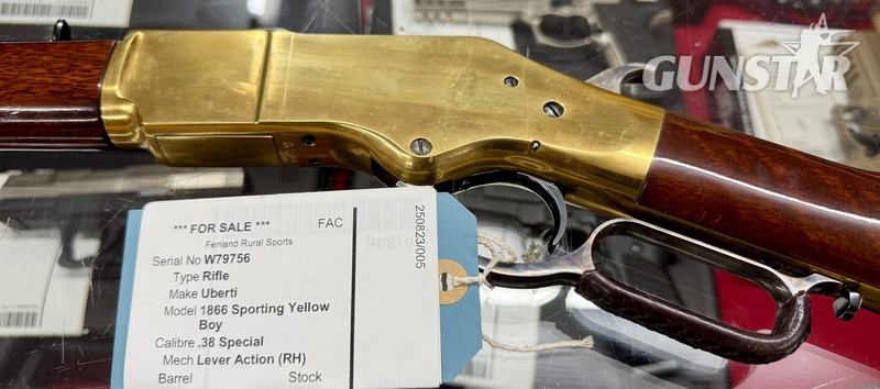  Uberti 1866 Yellowboy Lever Action .38 Rifle
