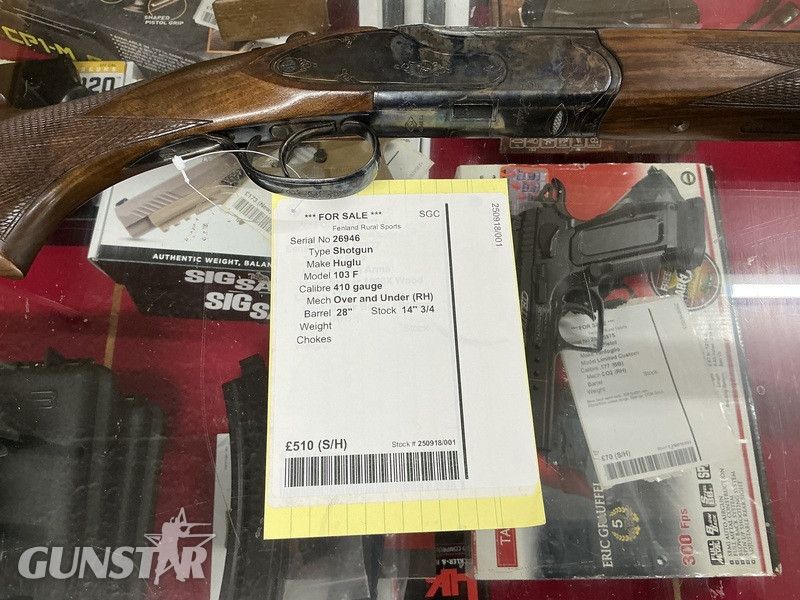 Huglu 103F Over and Under .410 Bore/gauge