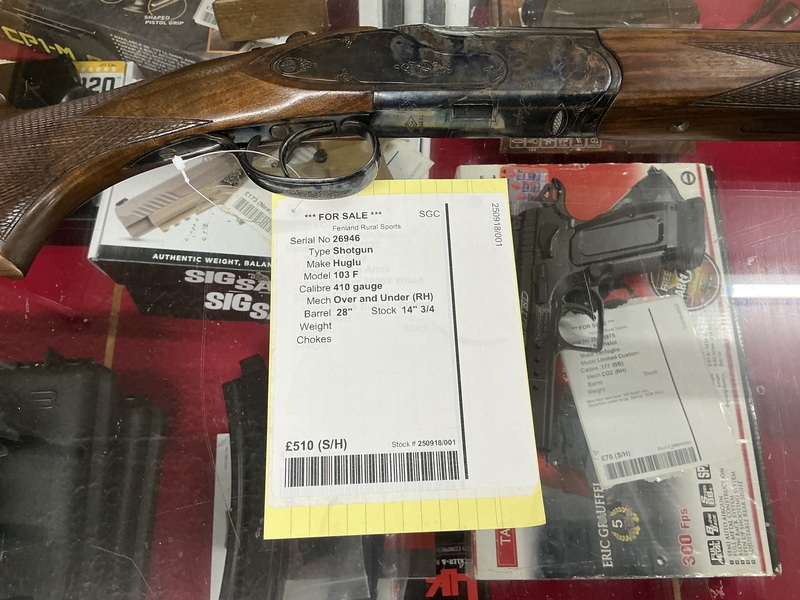 Huglu 103F Over and Under .410 Bore/gauge