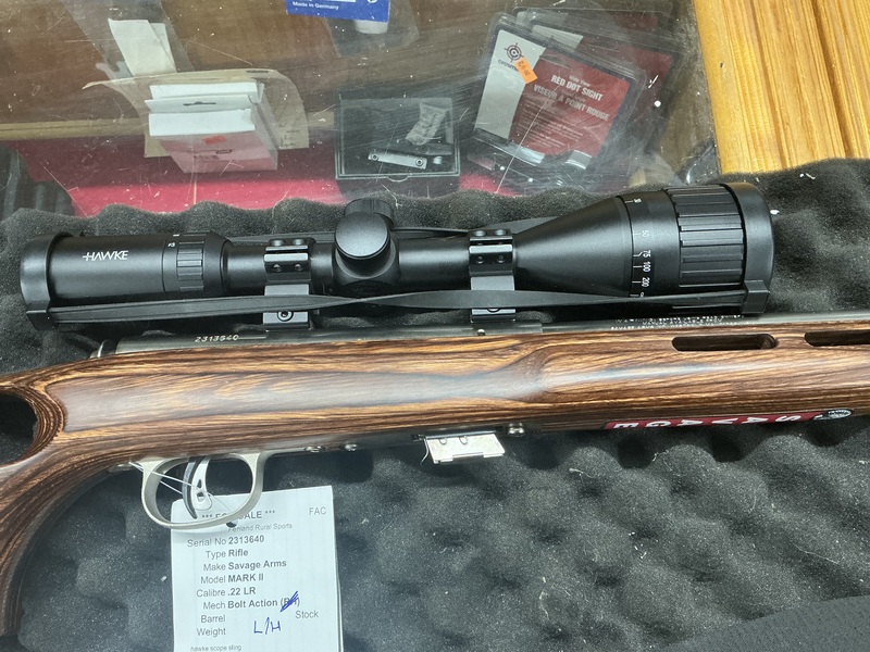 Savage Arms 22 Voake action rifle Mark two left-hand Bolt Action .22 Rifle - {CATEGORY} in 