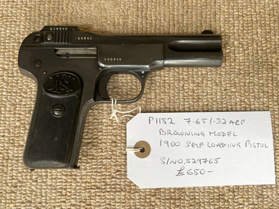 Fabrique Nationale Browning Model 1900 Self Loading Pistol .32 Semi Auto