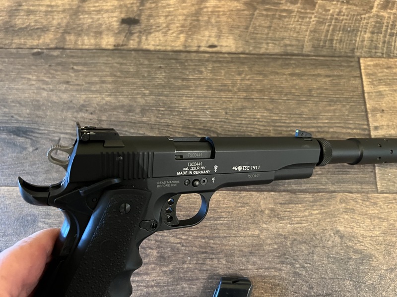GSG - German Sport Guns GmbH 1911 .22 Long Barrel - {CATEGORY} in 
