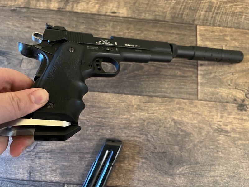 {CATEGORY} - GSG - German Sport Guns GmbH 1911 .22 Long Barrel in 