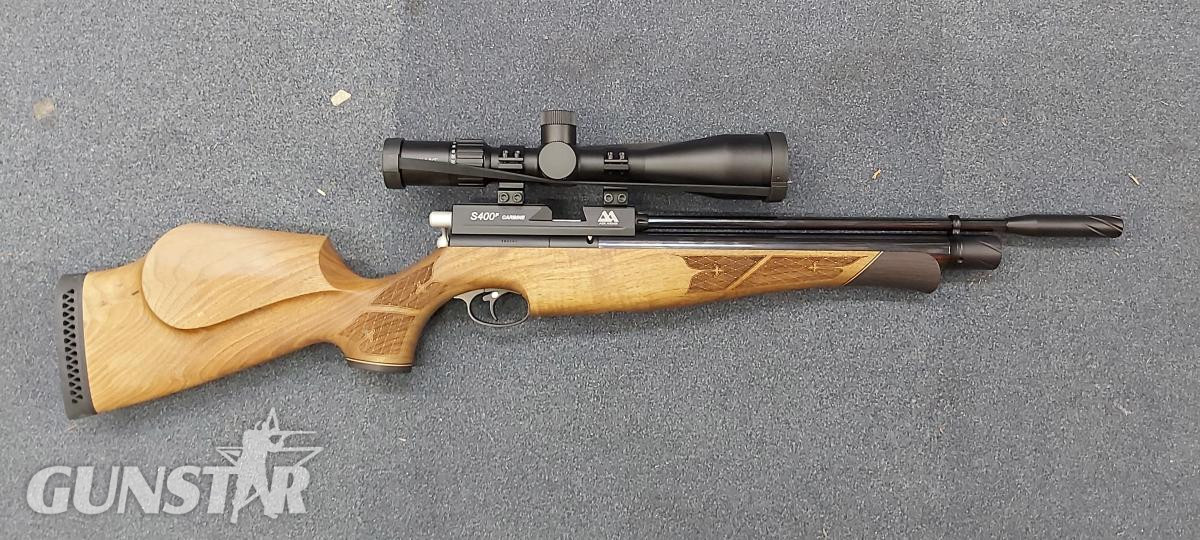 Air Arms 177 / 4.5mm Pellet  AIR ARMS S400 WALNUT STOCK LEFT HANDED PCP Air Rifle .177 in 