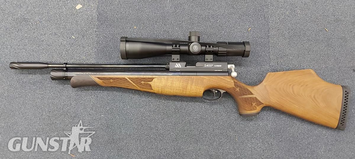 Air Arms 177 / 4.5mm Pellet  AIR ARMS S400 WALNUT STOCK LEFT HANDED PCP Air Rifle .177