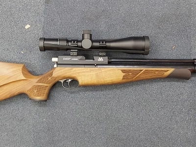 Air Arms 177 / 4.5mm Pellet  AIR ARMS S400 WALNUT STOCK LEFT HANDED PCP Air Rifle .177
