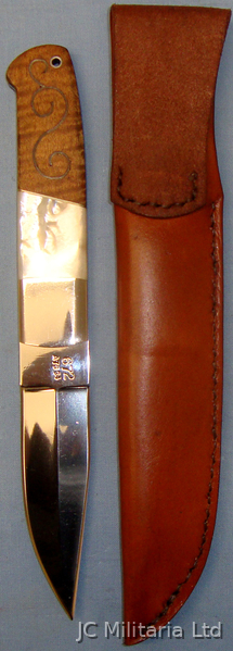  *US Handmade ‘Rob Davidson’ Hunting/Skinning Knife. ED 2535. Knive
