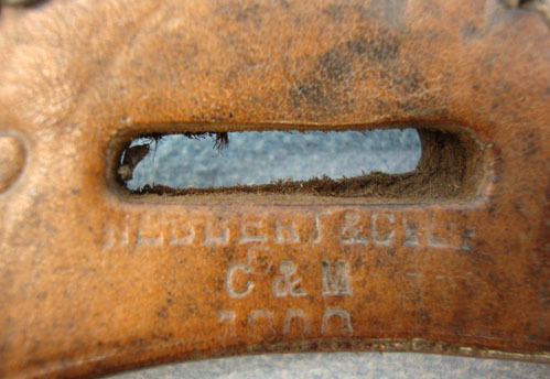  "? EBBERT & Co Ltd G & M 1900" Boer War Period British Cavalry Leather Saddle Wallets and Leather Lance Stirrup Other Accessory