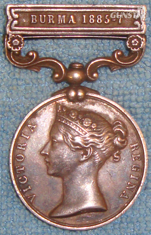 India General Service Medal (1854) with a Burma ‘1885-7’ Clasp. BA 391. India General Service Medal (1854) with a Burma ‘1885-7’ Clasp. BA 391. Antique & Militaria in 