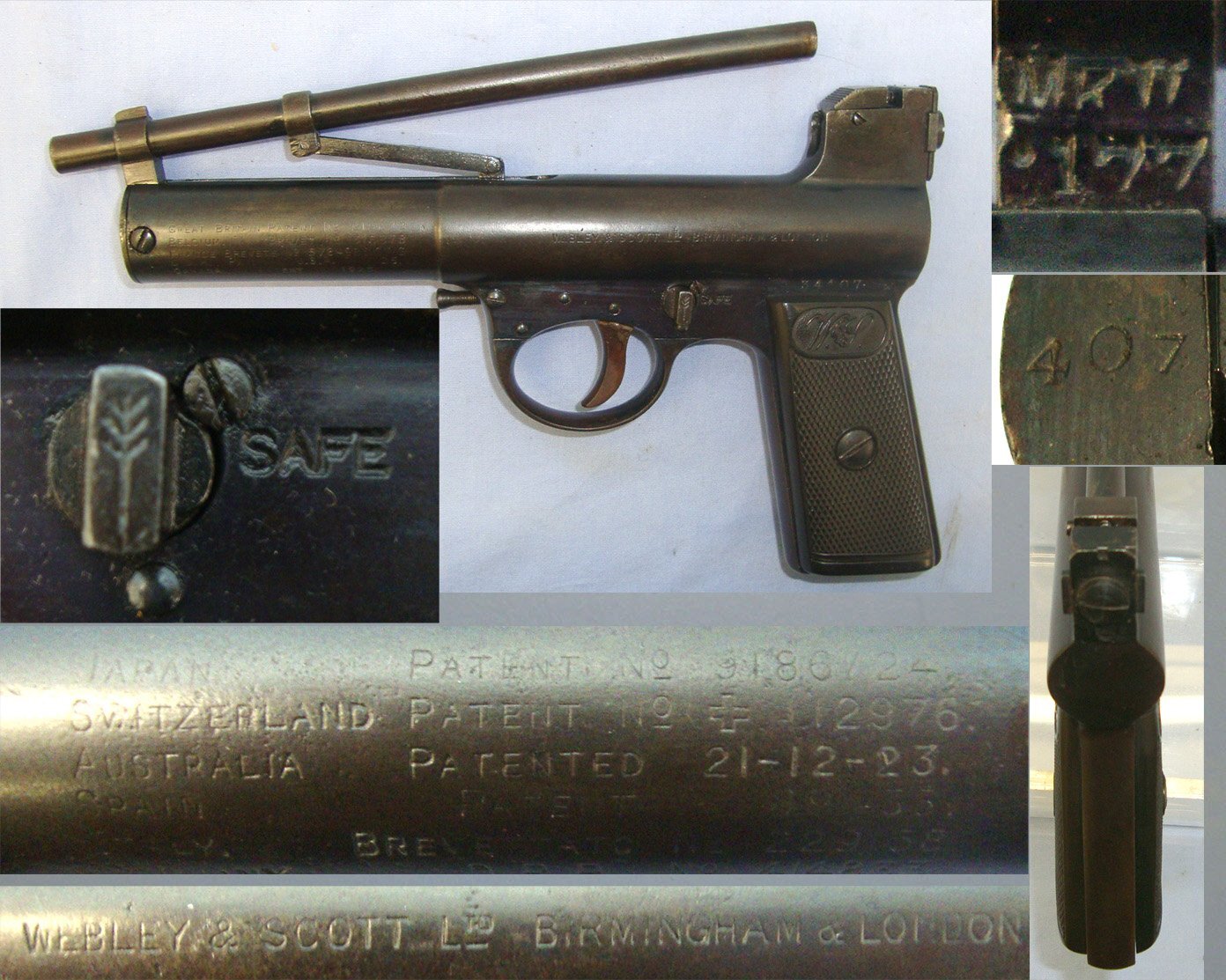 Webley & Scott With Straight Grip. AI 800 .177