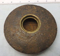 DEACTIVATED INERT. Rare Italian WWI Lenticolare M14 Discus Hand Grenade DEACTIVATED INERT. Rare Italian WWI Lenticolare M14 Discus Hand Grenade Antique & Militaria