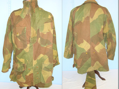 Early Post WW2 1946 Dated British WD Airborne Paratrooper’s Camouflaged Denison Smock With Correct \'Half Zip\' Fastener By John Gordon & Co Large Size 5. Sn 20898  Clothing