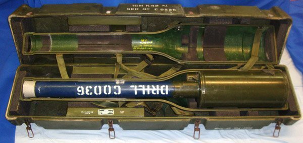  INERT DEACTIVATED. Complete, Falklands War Era, Inert Full Weight British WD & NATO Marked Drill Shorts Blowpipe (man-portable surface-to-air missile tube) With High Impact Carry Case & 1976 Dated Transit Case - O 1003 INERT DEACTIVATED. Complete, Falklands War Era, Inert Full Weight British WD & NATO Marked Drill Shorts Blowpipe (man-portable surface-to-air missile tube) With High Impact Carry Case & 1976 Dated Transit Case - O 1003  Other Ammunition