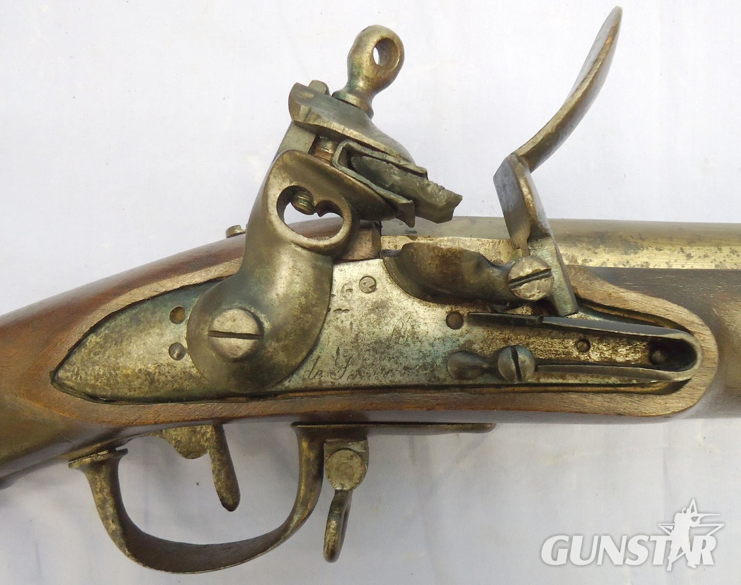MAS (Manufacture d'Armes St. Etienne) French Mle 1822 Antique Muzzle Loading Rifled Musket. Sn - 22861 Single Shot .69 Cal Musket Rifle 