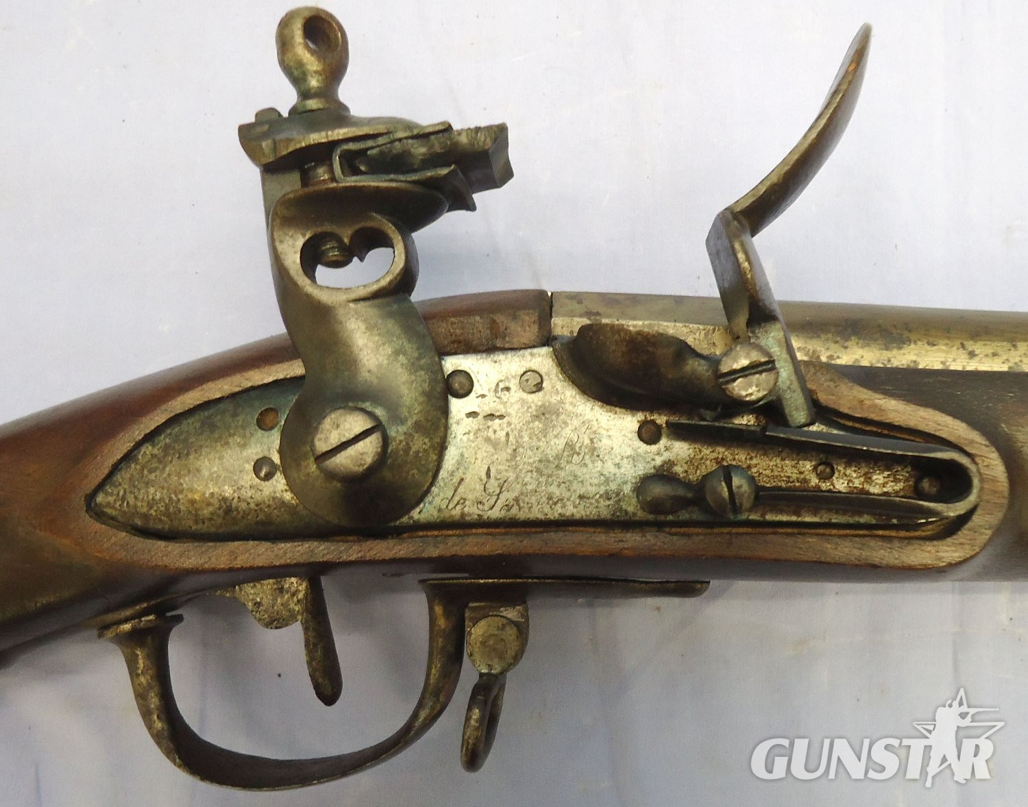 {CATEGORY} - MAS (Manufacture d'Armes St. Etienne) French Mle 1822 Antique Muzzle Loading Rifled Musket. Sn - 22861 Single Shot .69 Cal Musket Rifle in 