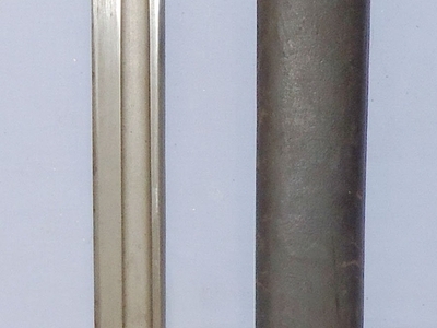 WWI Dated British P1907 Bayonet Scabbard and Frog Made by Sanderson. BAYO 395. Bayonet