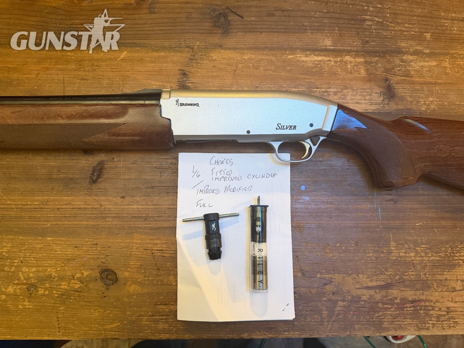 Browning Silver Semi-Auto 12 Bore/gauge