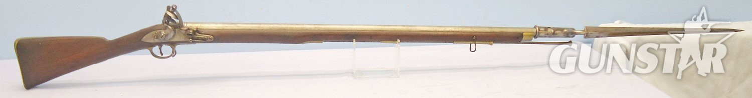 Napoleonic Wars Era, c.1800, TOWER Brown Bess .750 , 39 Inch Barrel, India Pattern Regulation Antique Musket with Swan Neck Cock & Bayonet by S.Chambers. Sn - 23174:2 Napoleonic Wars Era, c.1800, TOWER Brown Bess .750 , 39 Inch Barrel, India Pattern Regulation Antique Musket with Swan Neck Cock & Bayonet by S.Chambers. Sn - 23174:2 Single Shot Various Rifle - {CATEGORY} in 
