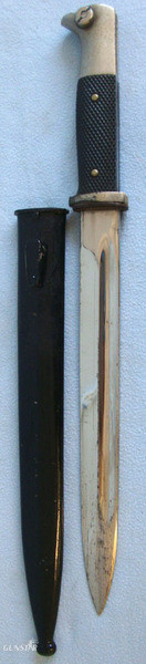 Emil Voos Solingen,Nazi Engineer/Pioneer M98 Dress Bayonet By Emil Voos, & Scabb Bayonet