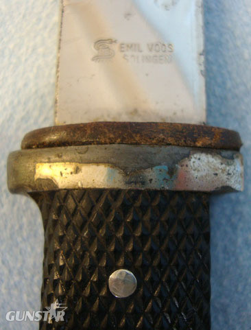  Emil Voos Solingen,Nazi Engineer/Pioneer M98 Dress Bayonet By Emil Voos, & Scabb Bayonet