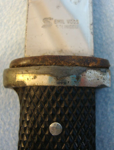  Emil Voos Solingen,Nazi Engineer/Pioneer M98 Dress Bayonet By Emil Voos, & Scabb Bayonet