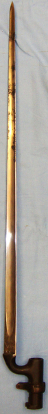 British ‘1876’ Socket Bayonet with Nepalese Script to the Blade. BAYO 709 Bayonet in 