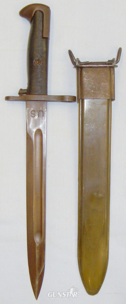 U.S. 1942 Dated M1 Bayonet and Scabbard.  20436. Bayonet in 