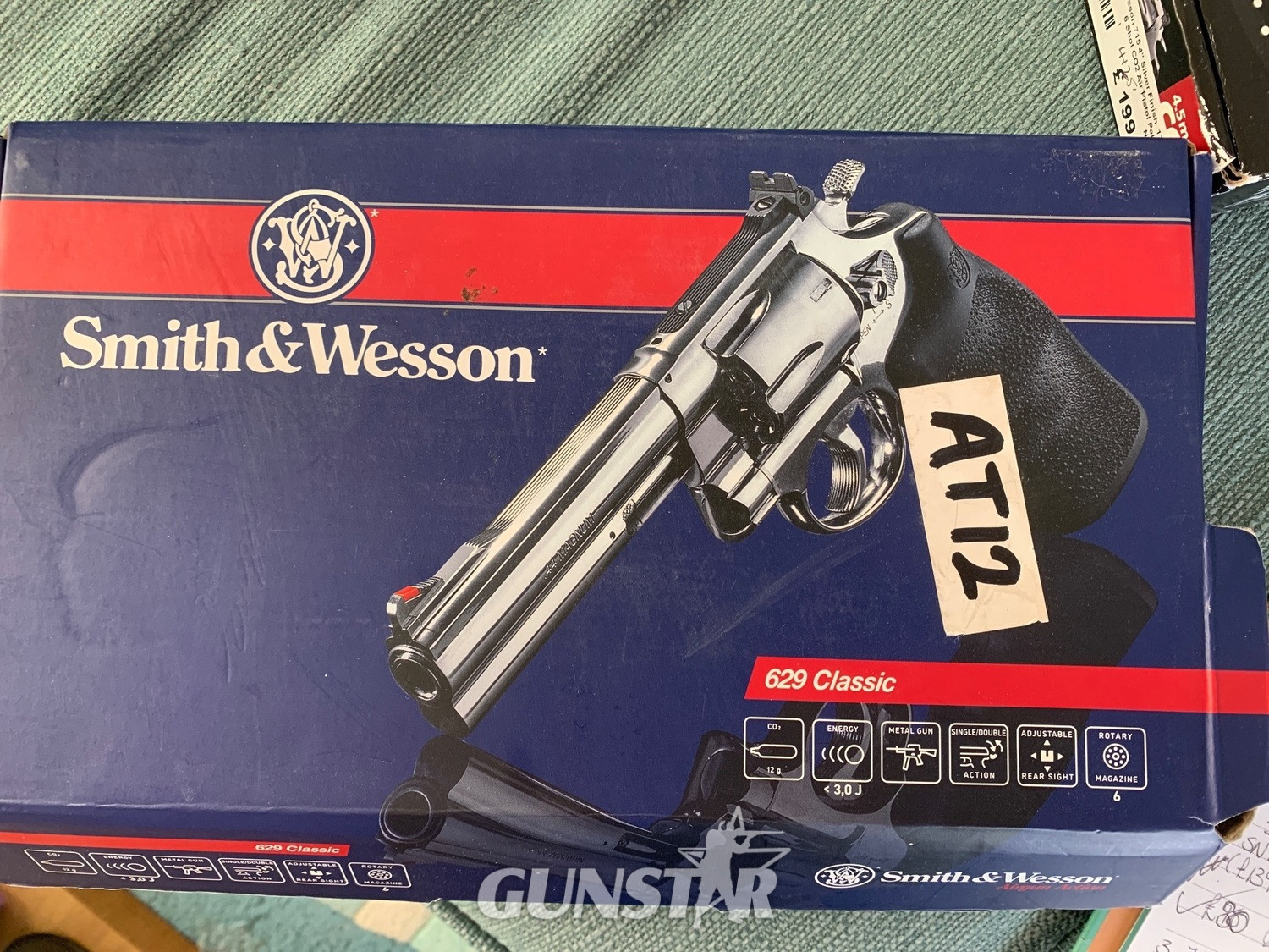  Smith & Wesson 629 Classic 6.5” CO2/Steel BBs 4.5mm