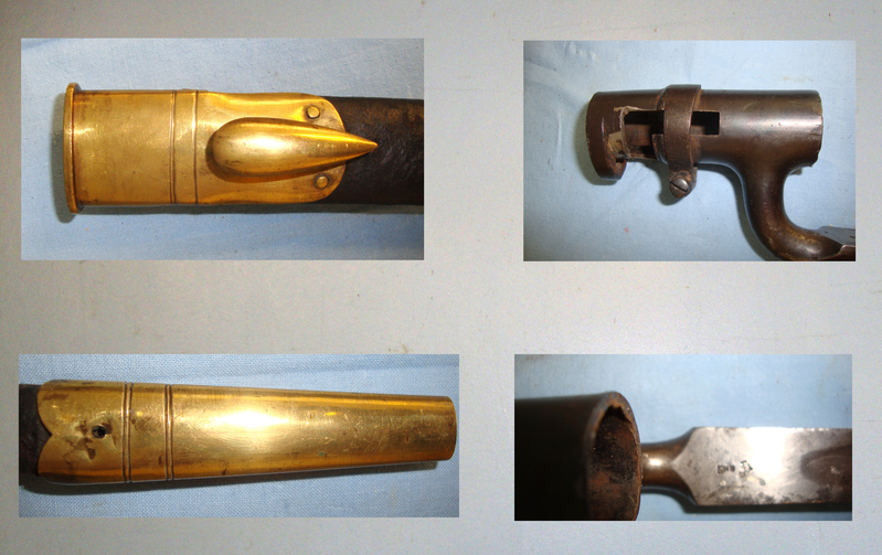 British India Pattern 1859 Socket Bayonet & Second Type Scabbard. Bayonet