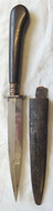 German WW1 Fighting/Trench Knife and Scabbard. ED 881. Dagger