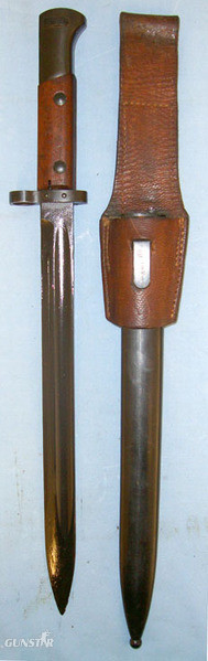 tgf designating manufacture by the Tscheckische Gewehr Fabrik (Czech rifle weapo Bayonet in 