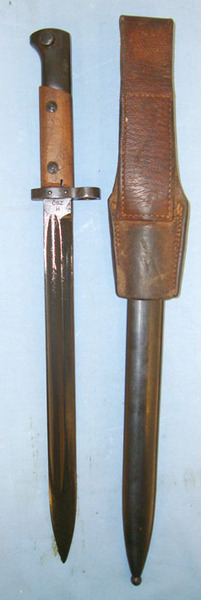 tgf designating manufacture by the Tscheckische Gewehr Fabrik (Czech rifle weapo Bayonet