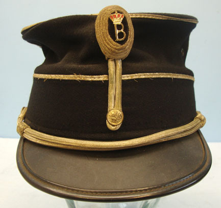 Labor Van Poucke Kerkistraat 22 Belgian NCO's Gendarme Parade Kepi From The Era of King Baudouin, Size 57 1/2cm. Clothing