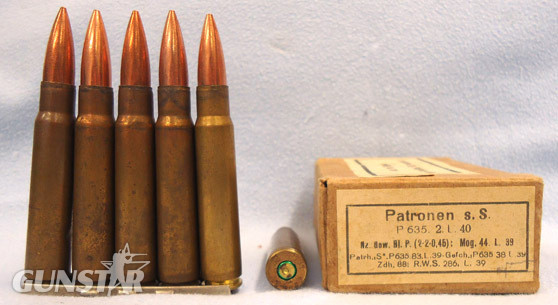 INERT DEACTIVATED. German Pre War (1938 Dated) 15 Round Service Pack In Stripper INERT DEACTIVATED. German Pre War (1938 Dated) 15 Round Service Pack In Stripper Antique & Militaria in 