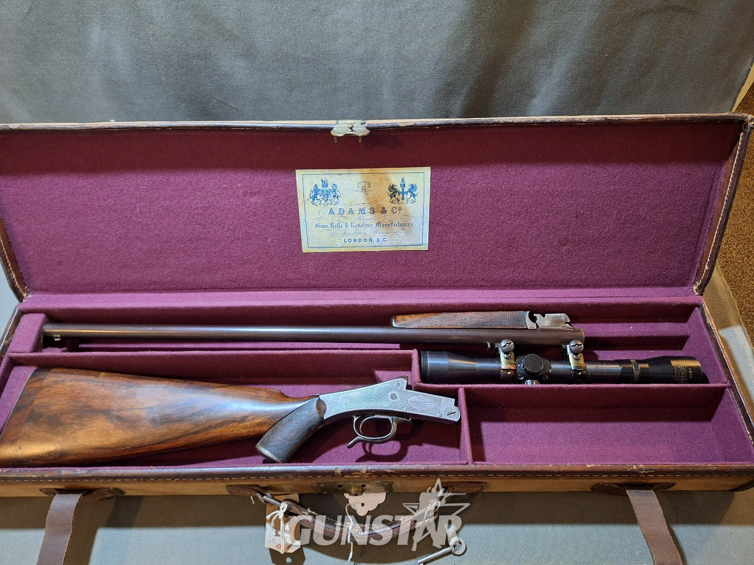  Adams & Co Under lever Single Shot Obsolete Rifle