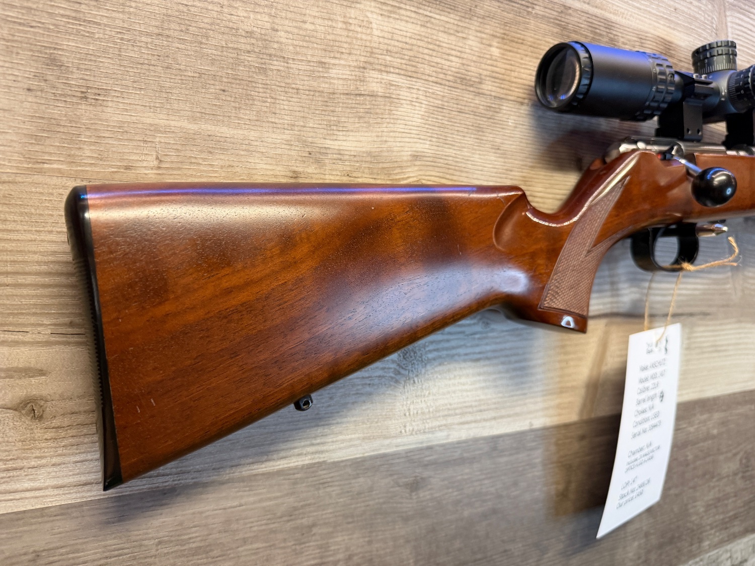 J.G. Anschütz Mod. 1417 Bolt Action .22 Long Rifle (.22 LR) Rifle