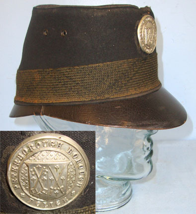 Christy's (London) Peterborough Borough Police Shako By Christy’s London With Original Cap Badge. Clothing